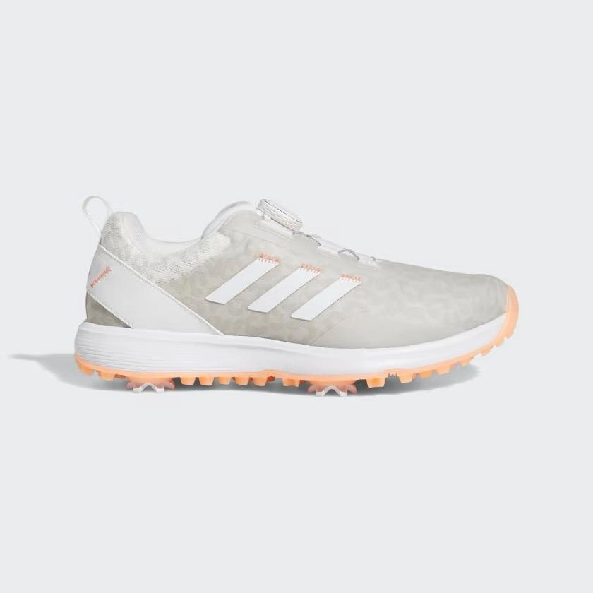 Outdoor Trainers Glide Fit New Women's Adidas S2G BOA Spike Golf Shoes White/Coral  MSP$110 Lightweight Trail Shoes
