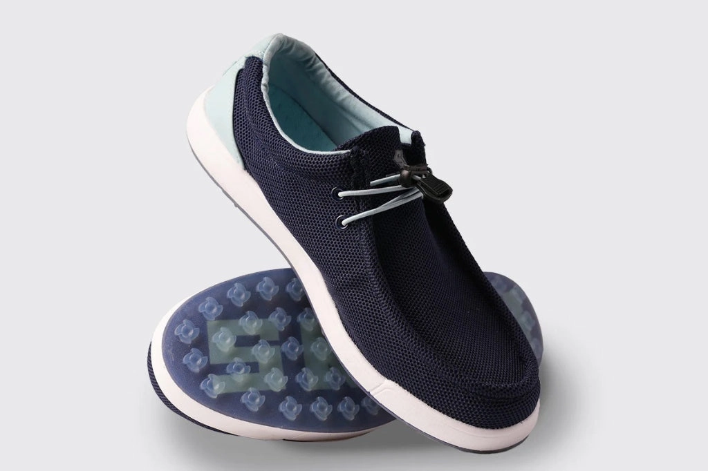 Modern Slip-On Sneakers New Women's Skoni Golf Shoe - Navy