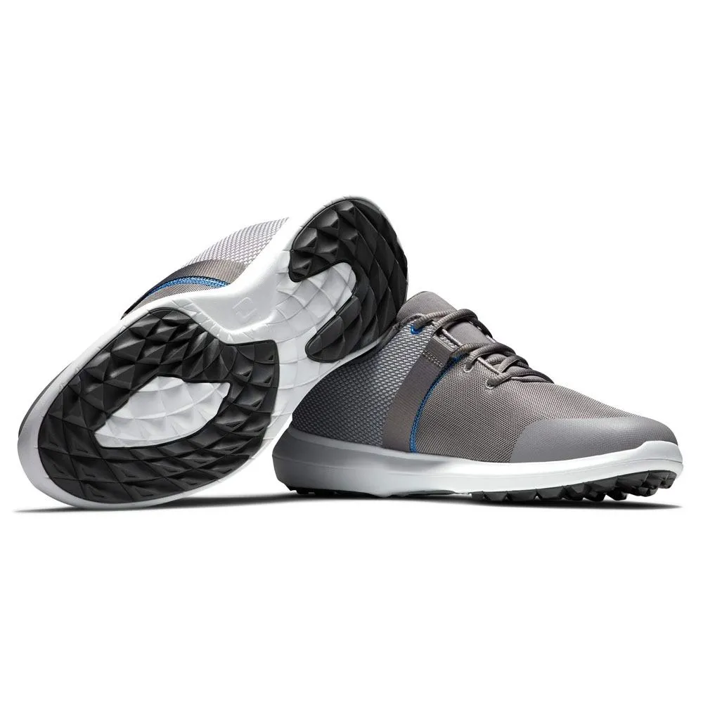 FootJoy FJ Flex Spikeless Golf Shoes Previous Season Style Gray/Blue - 21 Men Road Running Shoes, Premium Shoes