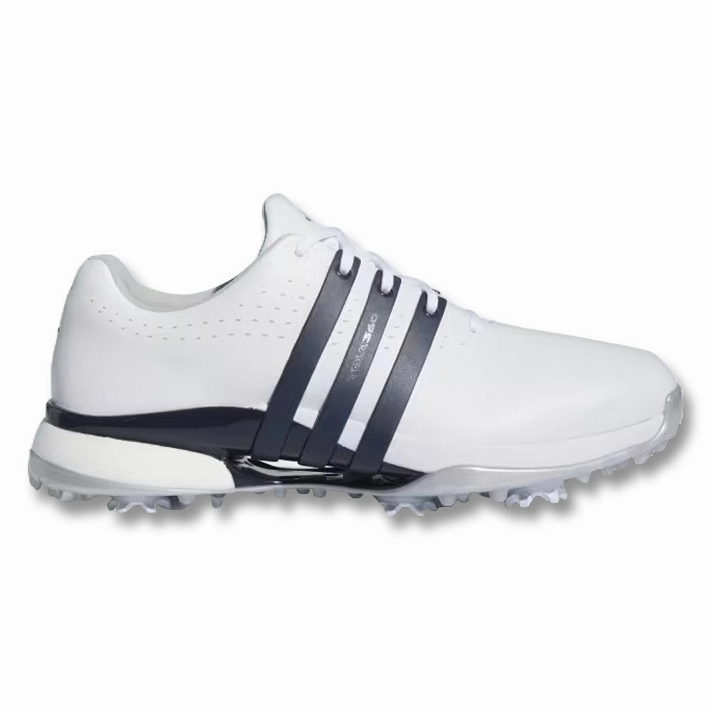 Flexible Training Shoes Go Moves Adidas Tour360 Golf Shoes Cloud White/Collegiate Navy/Silver Metallic - 24 Men City Walk Shoes