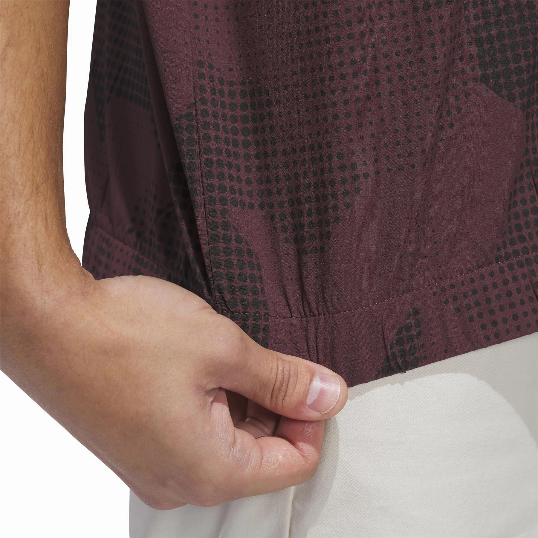 Go-To DWR SS Half Zip Jacket Aurora Ruby Adidas Men's Sportswear