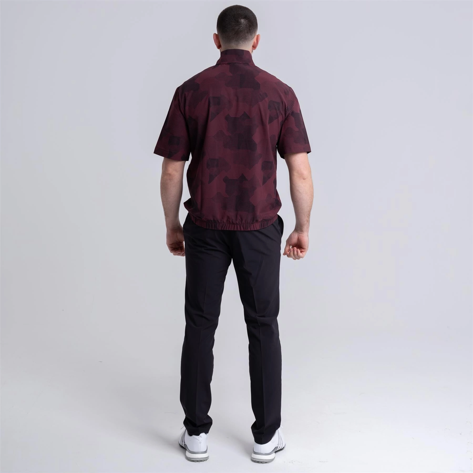 Go-To DWR SS Half Zip Jacket Aurora Ruby Adidas Men's Sportswear