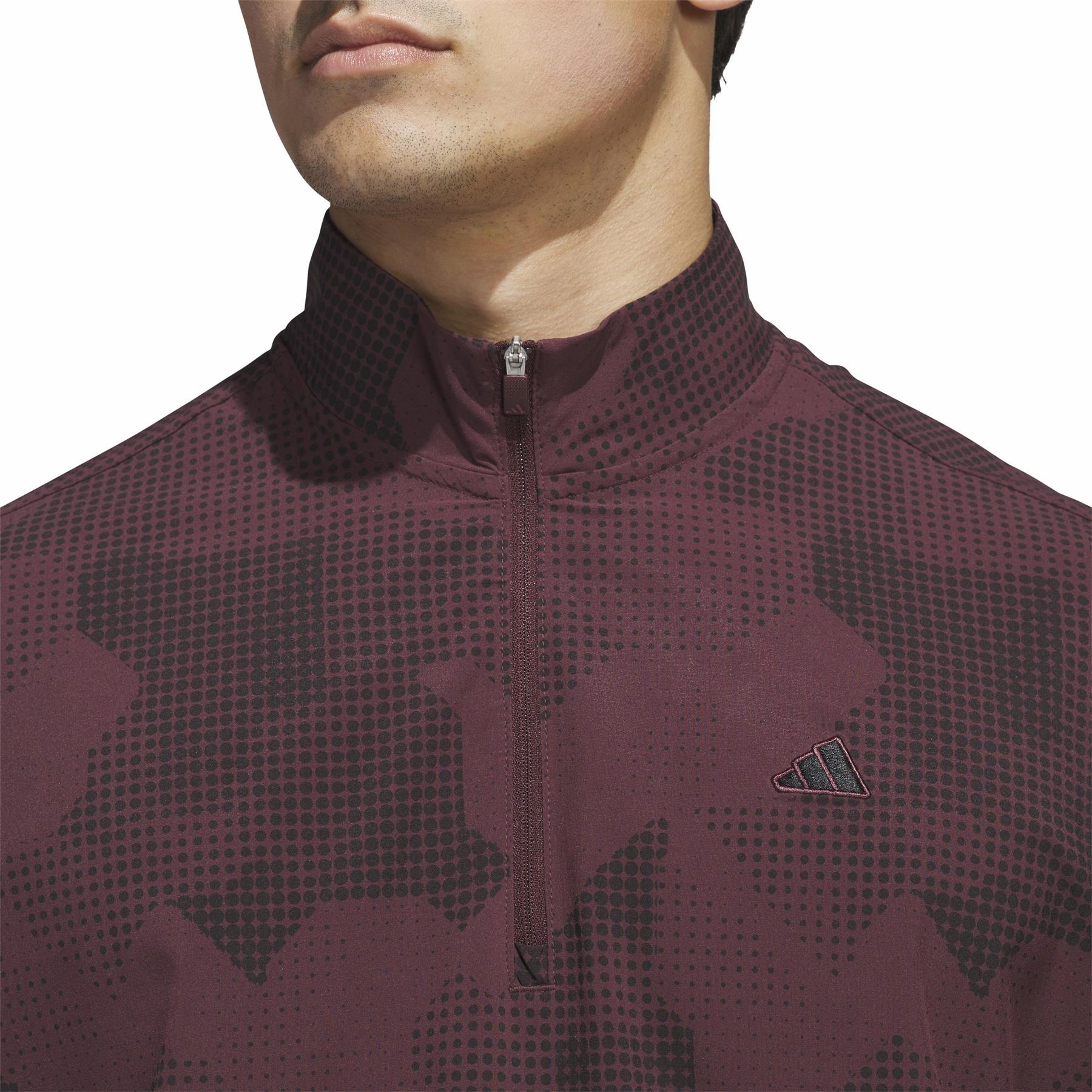 Go-To DWR SS Half Zip Jacket Aurora Ruby Adidas Men's Sportswear