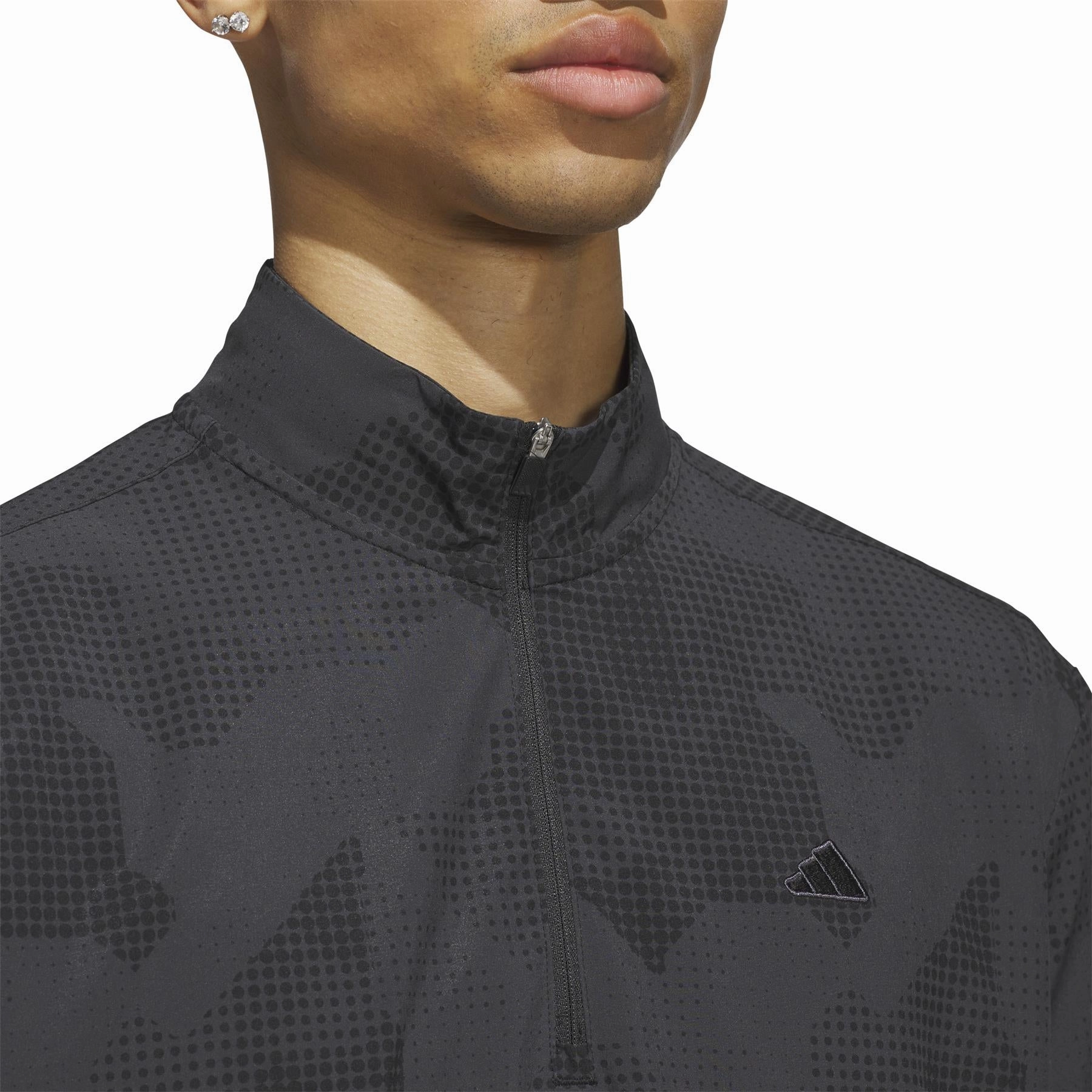 Go-To DWR SS Half Zip Jacket Black Adidas Men's Sportswear