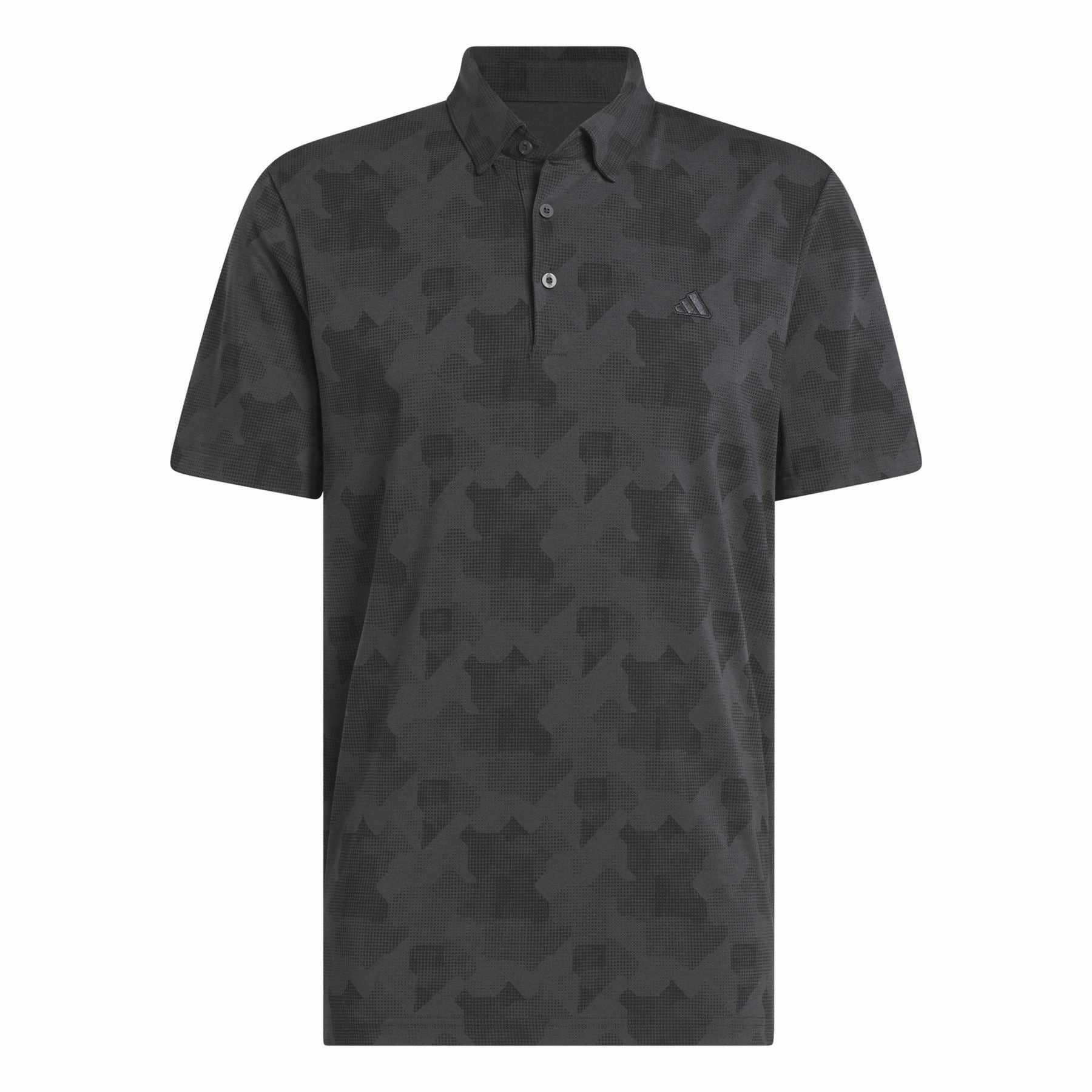 Go-To Printed Polo Carbon/Black Adidas Men's Sportswear