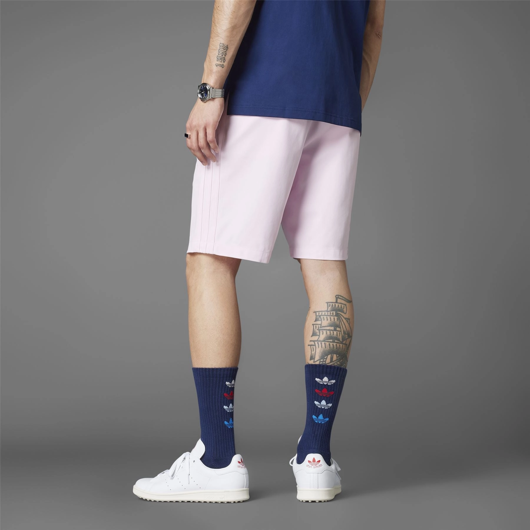 Golf Trefoil Crew Socks Night Indigo Adidas Men's Apparel