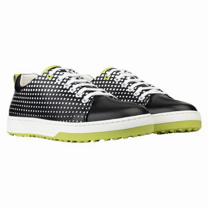 Golfino Leticia Golf Shoe - Navy/Lime women's performance golf shoes