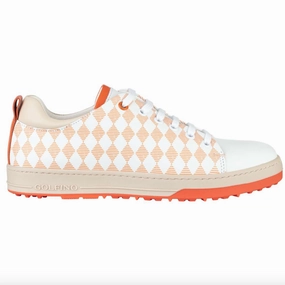 Golfino Lucena Golf Shoe - Vibrant Orange women's golf shoes