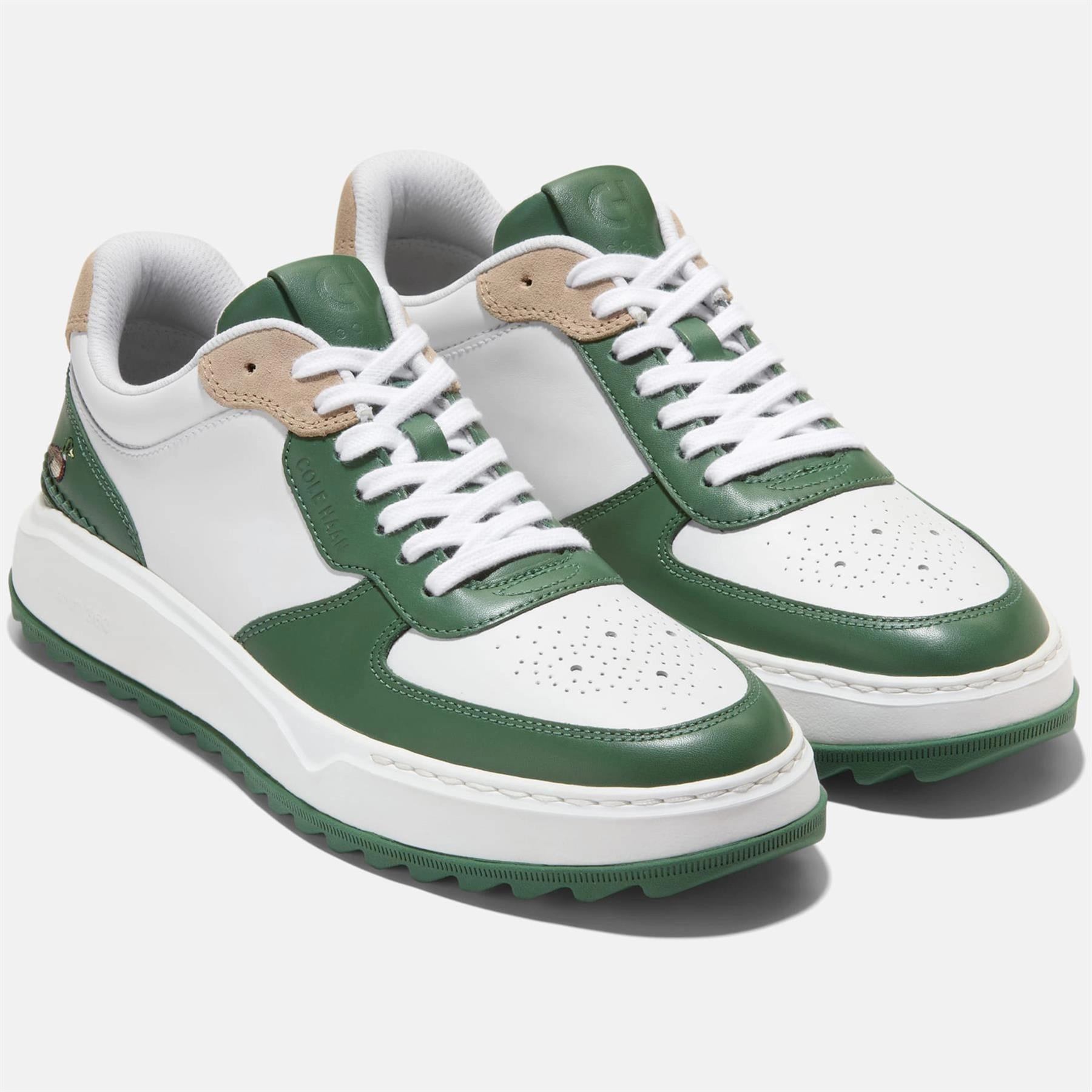GRANDPRO Crossover Golf Shoes Myrtle/Optic White Cole Haan Men's Dress Shoes