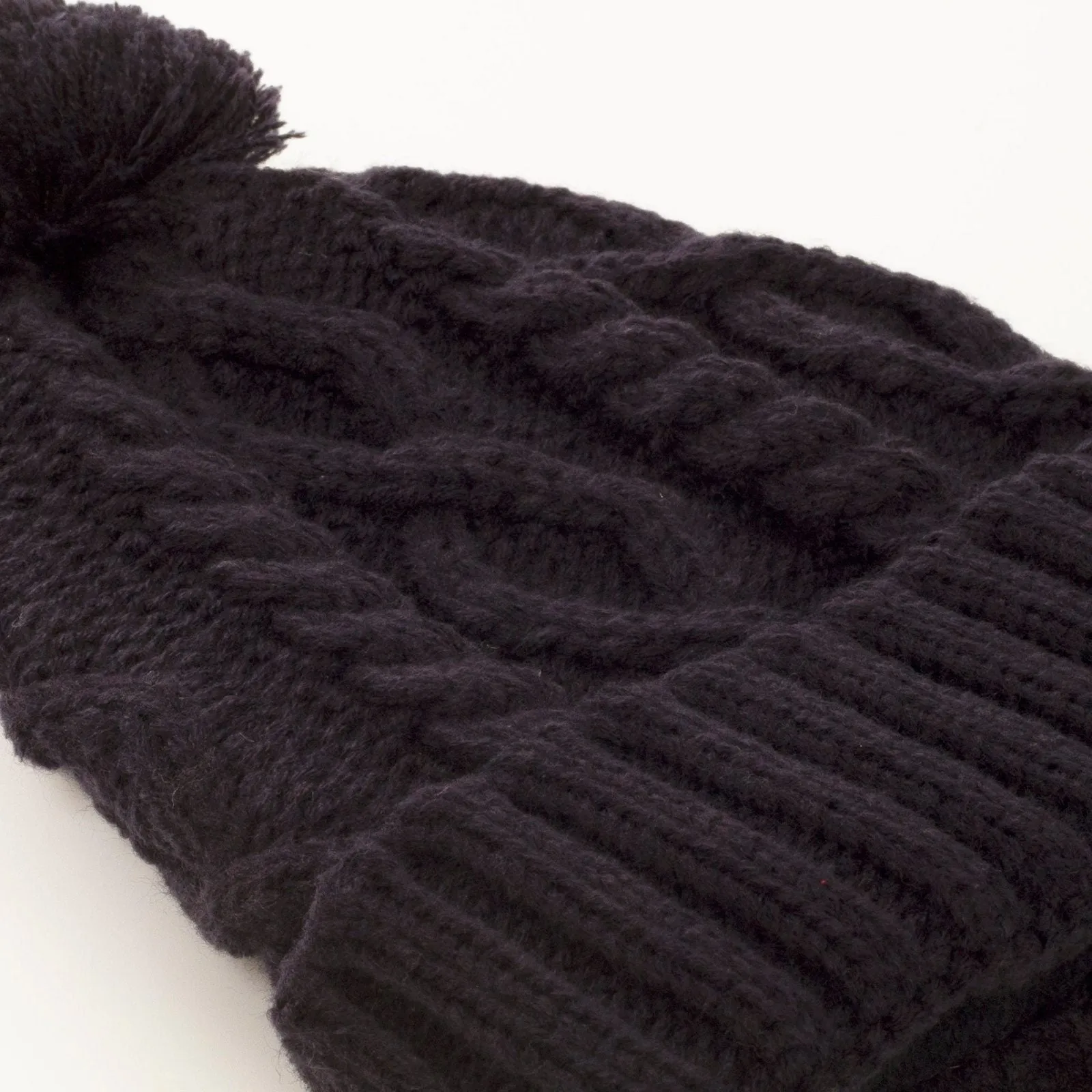 Green Lamb Ladies Krista Fleece Lined Cable Golf Hat AG23998