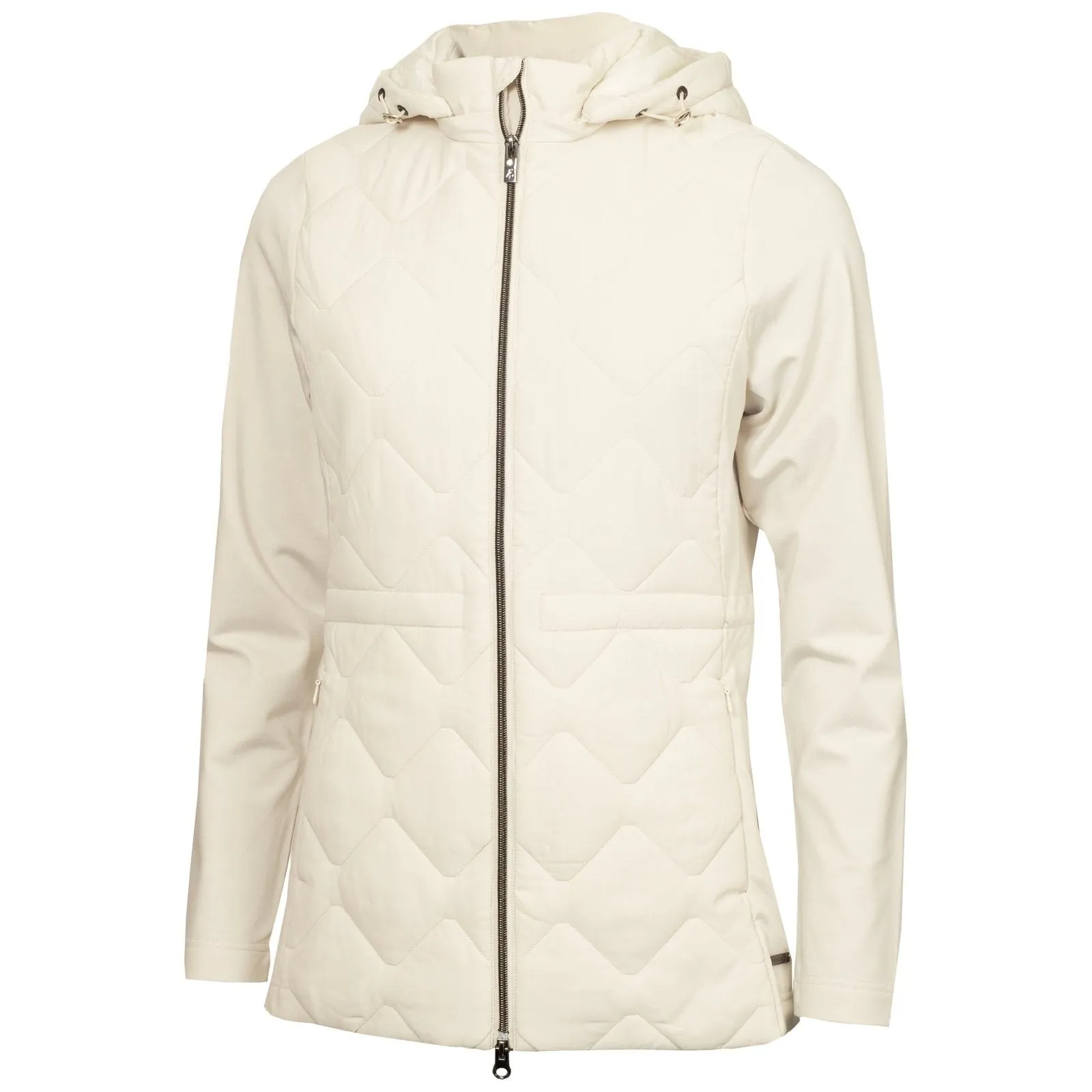Green Lamb Ladies Marcia Long Hooded Golf Jacket AG24056