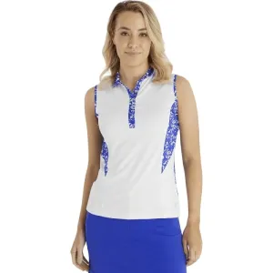 Green Lamb Ladies Mary Printed Panel S/L Golf Polo Shirt SG23964