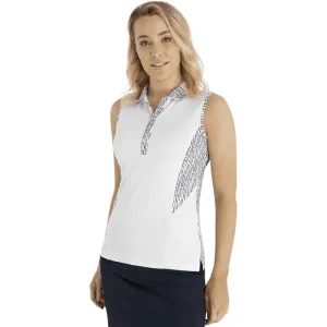 Green Lamb Ladies Mary Printed Panel S/L Golf Polo Shirt SG23964
