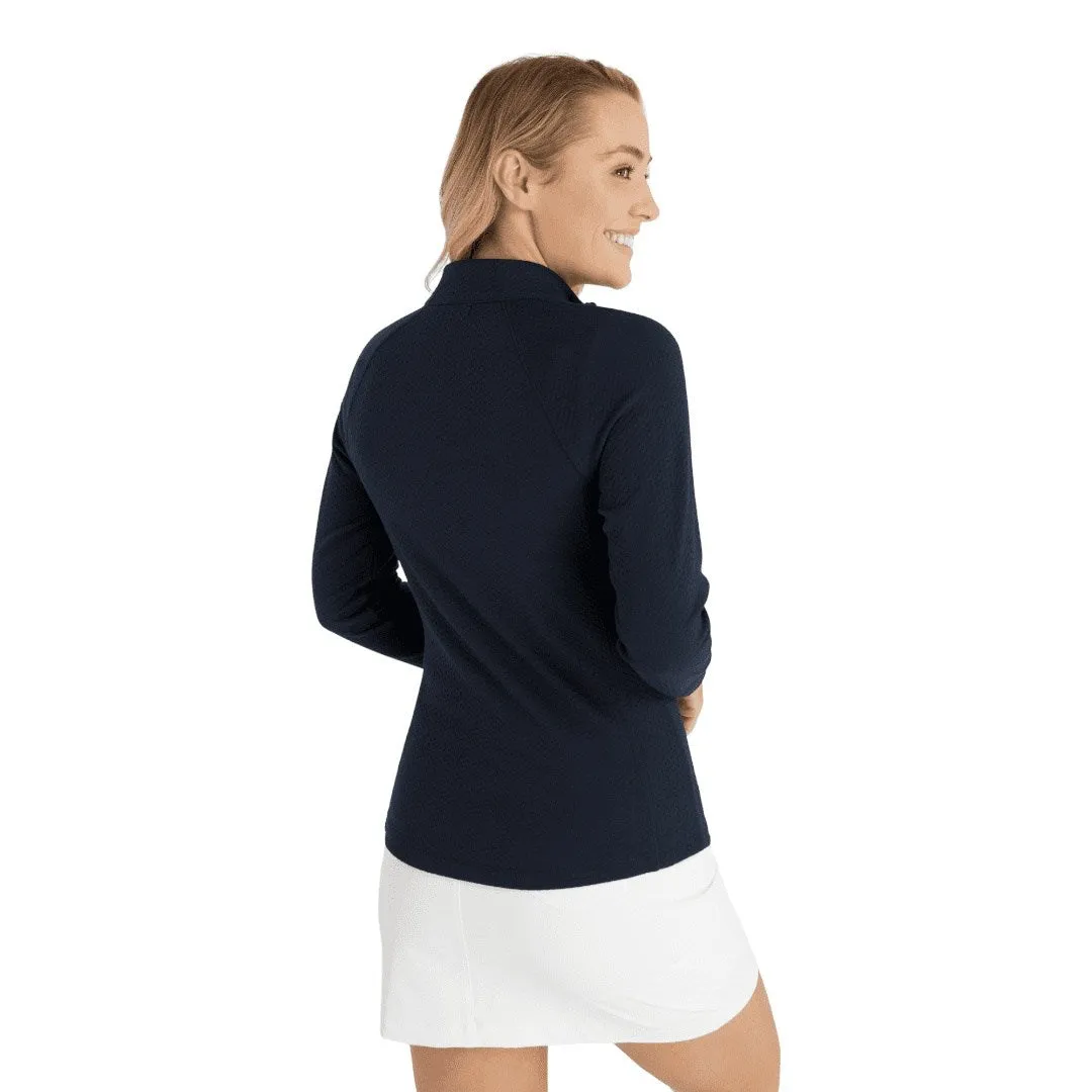 Green Lamb Ladies Molly Textured Zip Mid layer SG23969