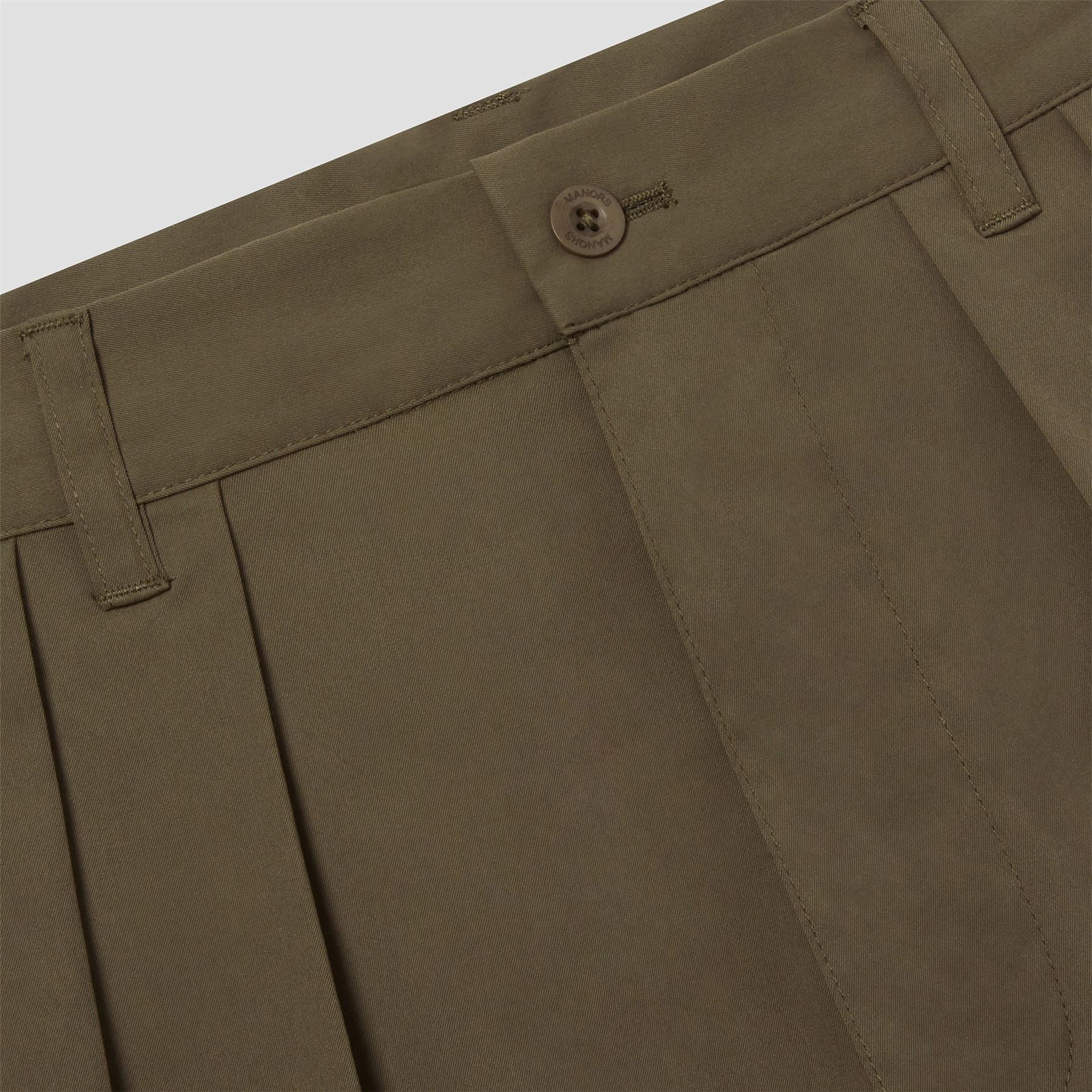 Greenskeeper Chino Trousers Olive Manors Men's Classic Apparel