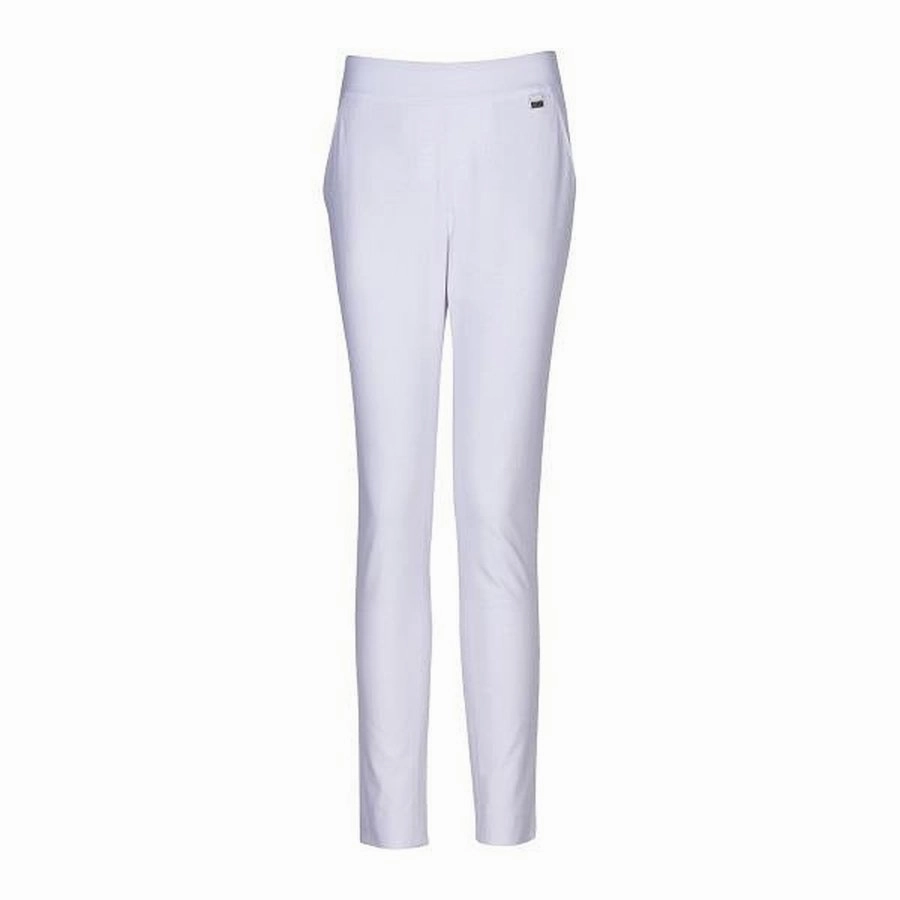 GREG NORMAN LADIES ML75 PULL-ON PANTS WHITE Greg Norman men's golf apparel