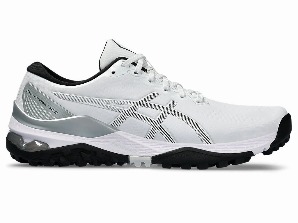 Grip Power Asics Golf Gel Kayano Ace 2 Men's Golf Shoes 100 White Black M All Terrain Classic Low Tops, Cozy House Slippers, Streetwear Sneakers