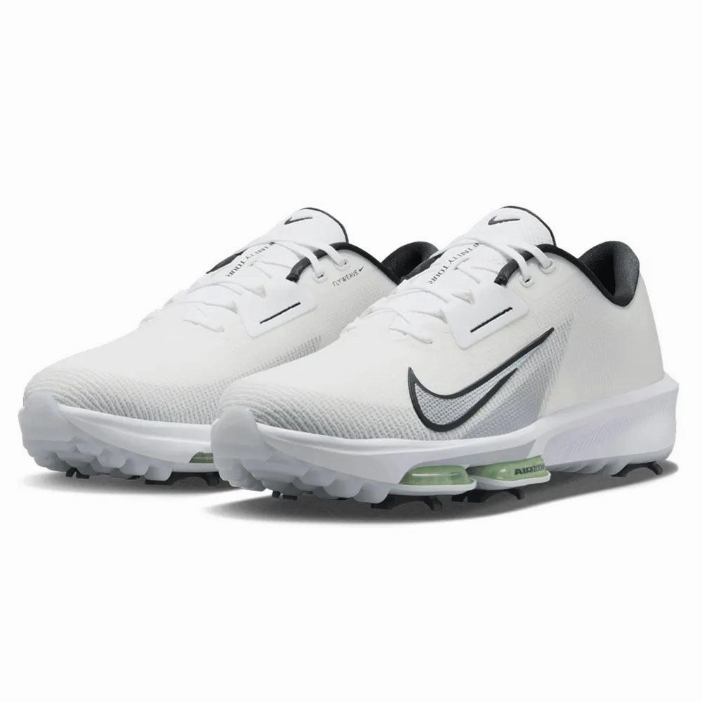 Minimalist Street Shoes, Breathable Mesh Shoes Nike Air Zoom Infinity Tour Next 2 Golf Shoes White/Vapor Green/Pure Platinum/Black - FW25 Unisex