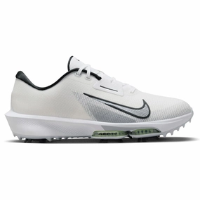 Trail-Ready Shoes Grip Power Nike Air Zoom Infinity Tour Next 2 Golf Shoes White/Vapor Green/Pure Platinum/Black - FW25 Unisex Active Soles Retro-Inspired Sneakers