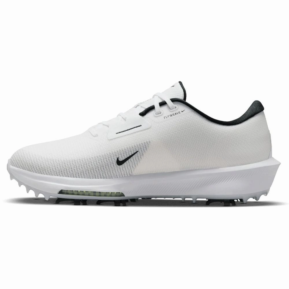 Grippy Sole Shoes Nike Air Zoom Infinity Tour Next 2 Golf Shoes White/Vapor Green/Pure Platinum/Black - FW25 Unisex Classic Low-Top Sneakers
