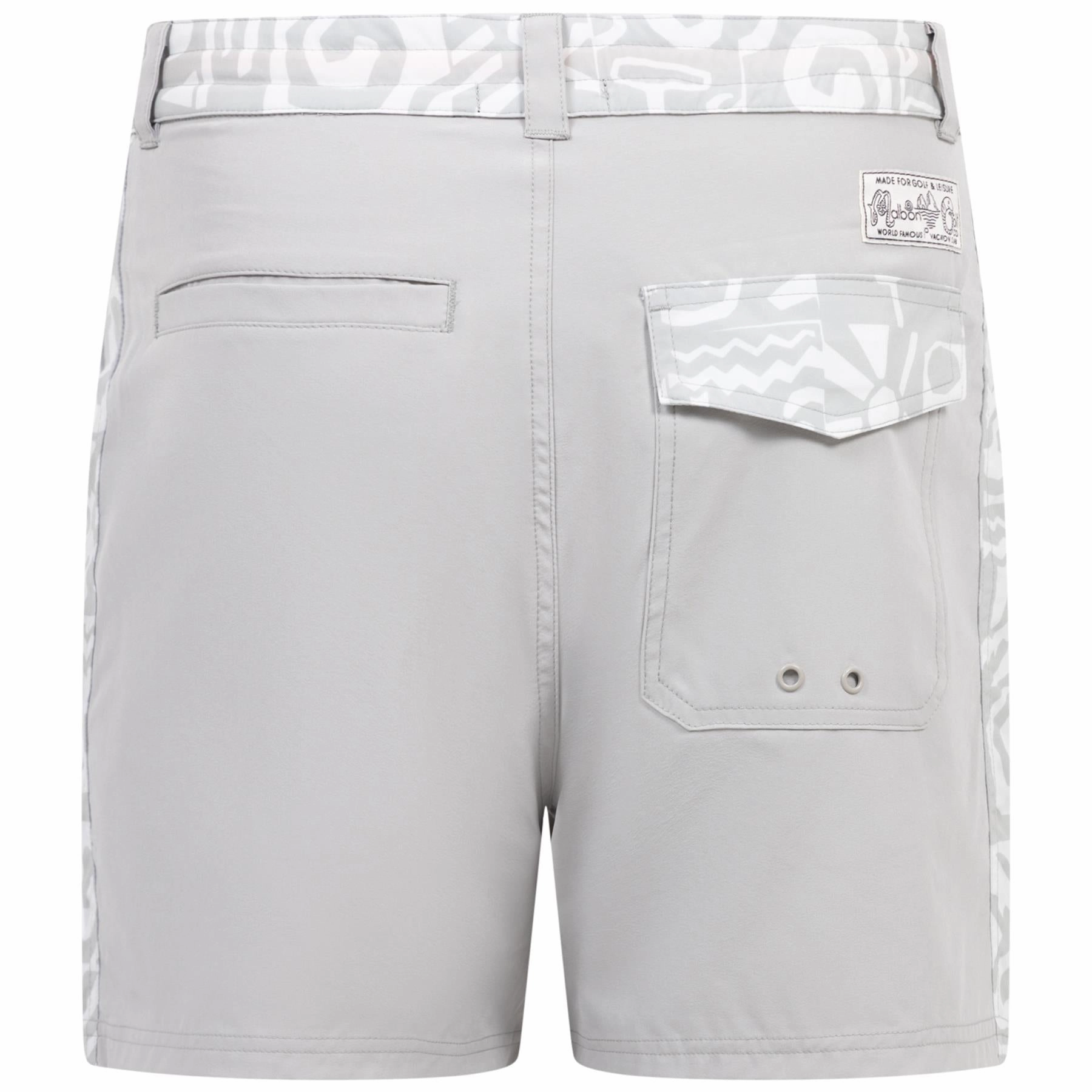 Grotto Trunks Ivory Malbon Men's Golf Lifestyle Wear