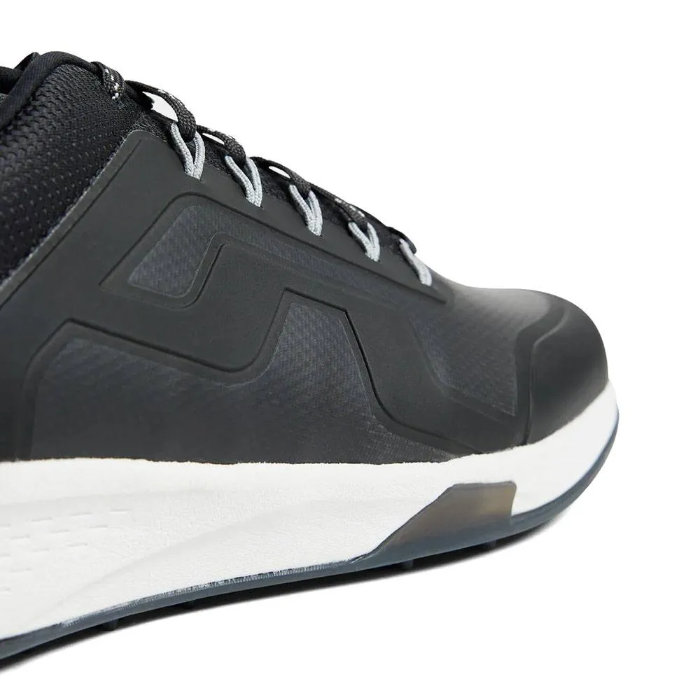 J.Lindeberg Range Finder Spikeless Golf Shoes Black - 24 Men Road Running Shoes, Seamless Fit Shoes