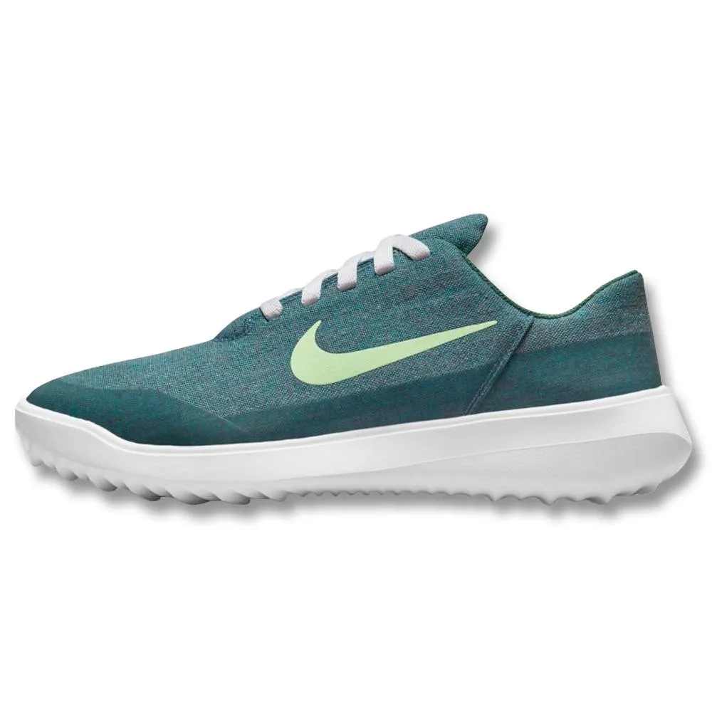 Nike Victory G Lite Spikeless Golf Shoes Green Stone/Barely Volt/White - SU21 Unisex Flexible Outsole Sneakers, Shock-Absorbing Shoes