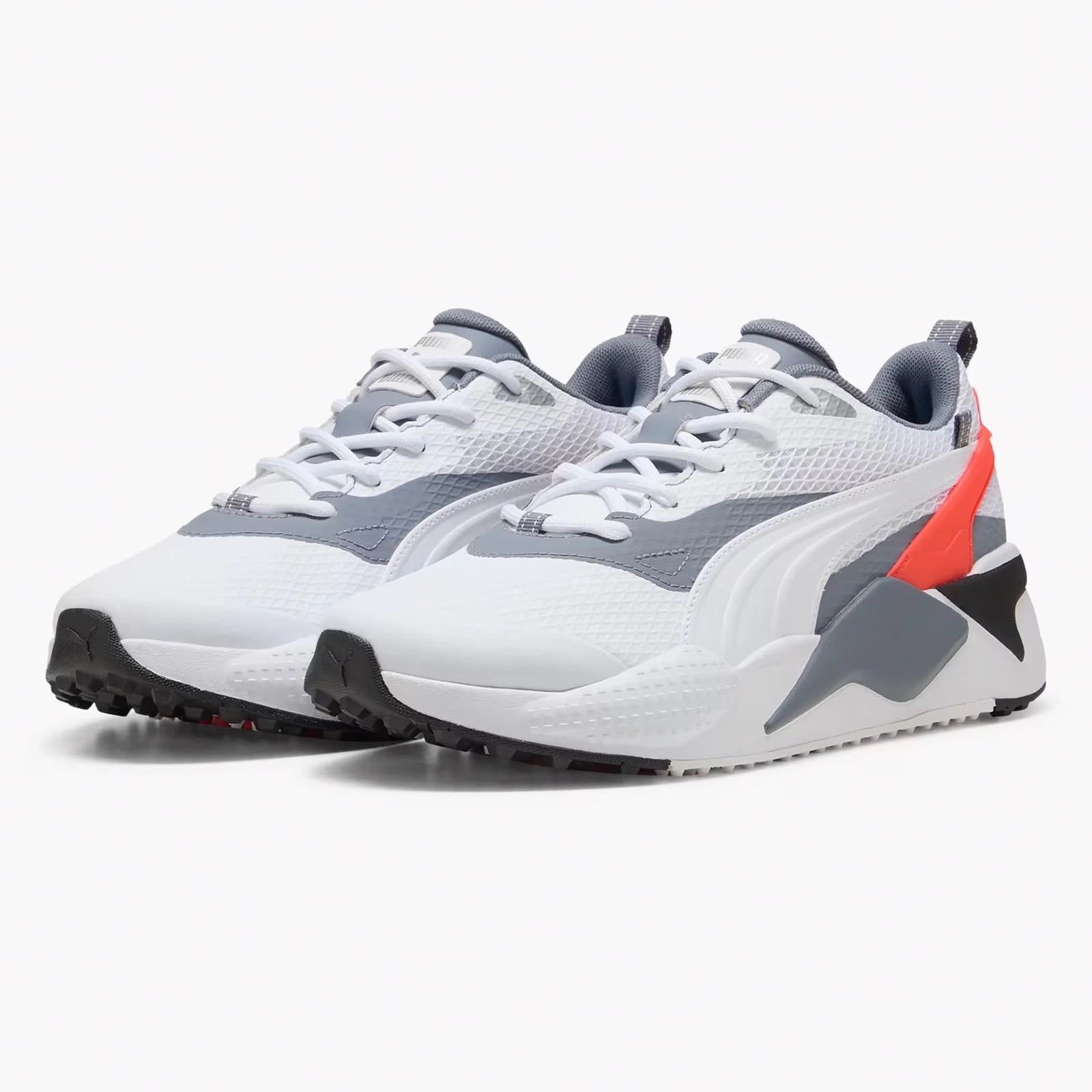 GS-X Efekt Golf Shoes Puma White/Grey Tile/Red Blast Puma Men's Sportswear