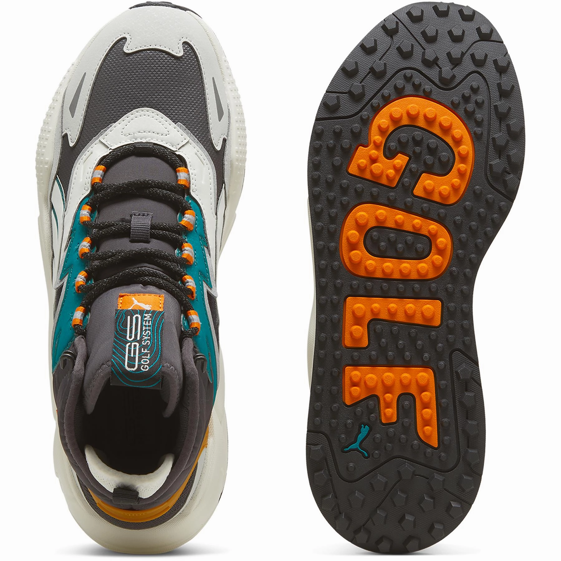 GS-X Efekt Winter Golf Shoes Dark Coal/Glacial Gray Puma Men's Athletic Shoes