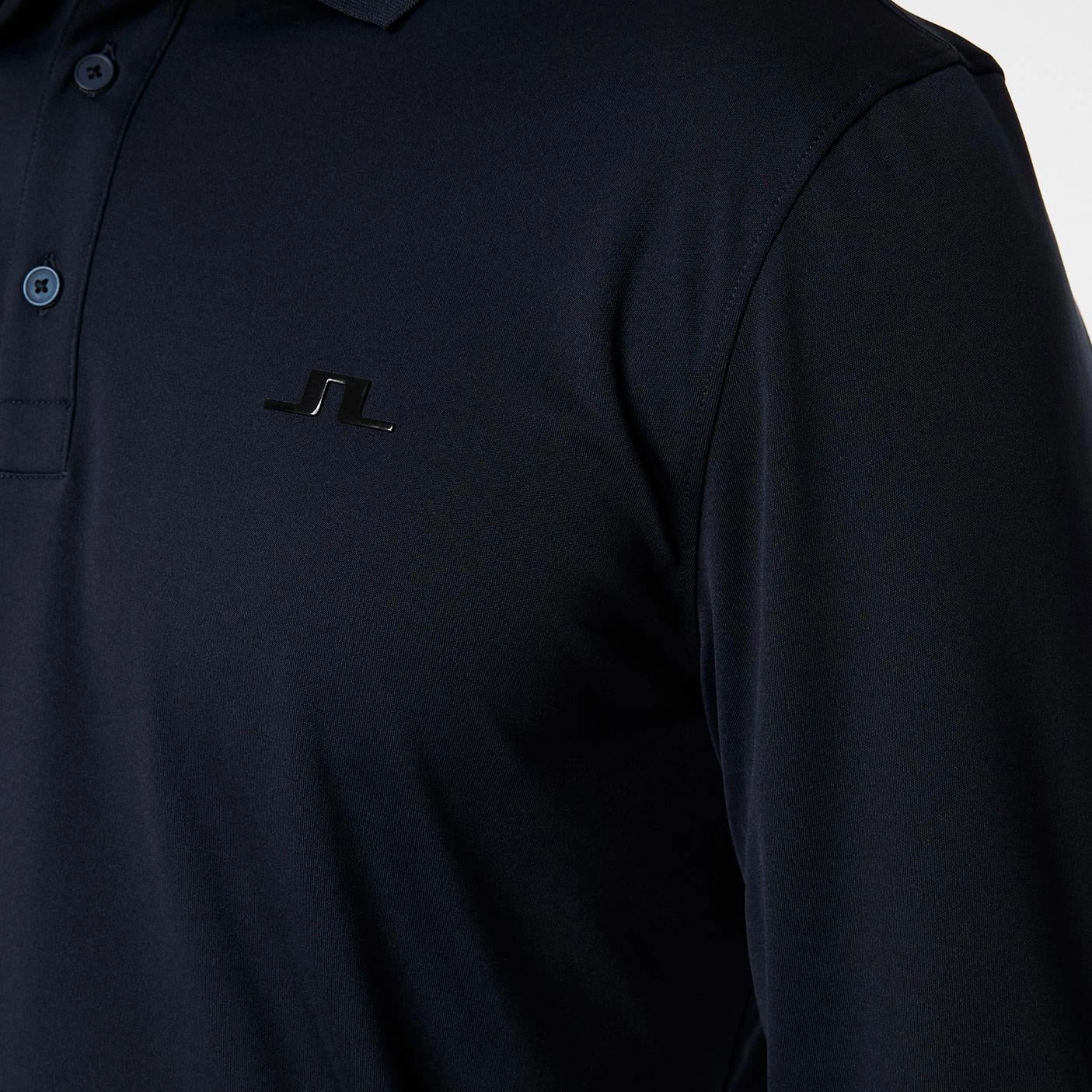 Gustaf LS Regular Fit Polo JL Navy J.Lindeberg Golfwear for Men