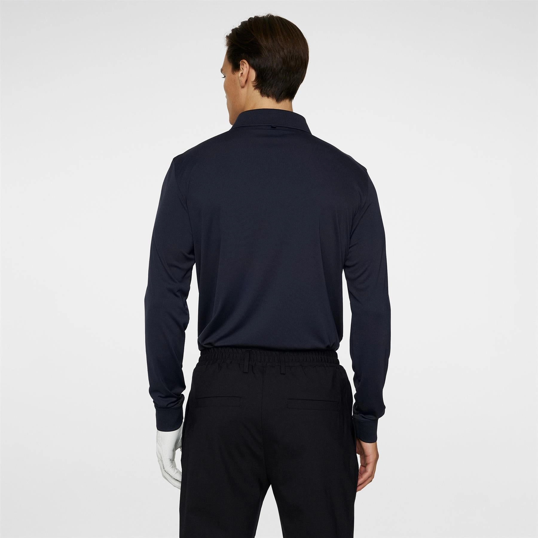 Gustaf LS Regular Fit Polo JL Navy J.Lindeberg Golfwear for Men