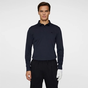 Gustaf LS Regular Fit Polo JL Navy Premium J.Lindeberg menswear