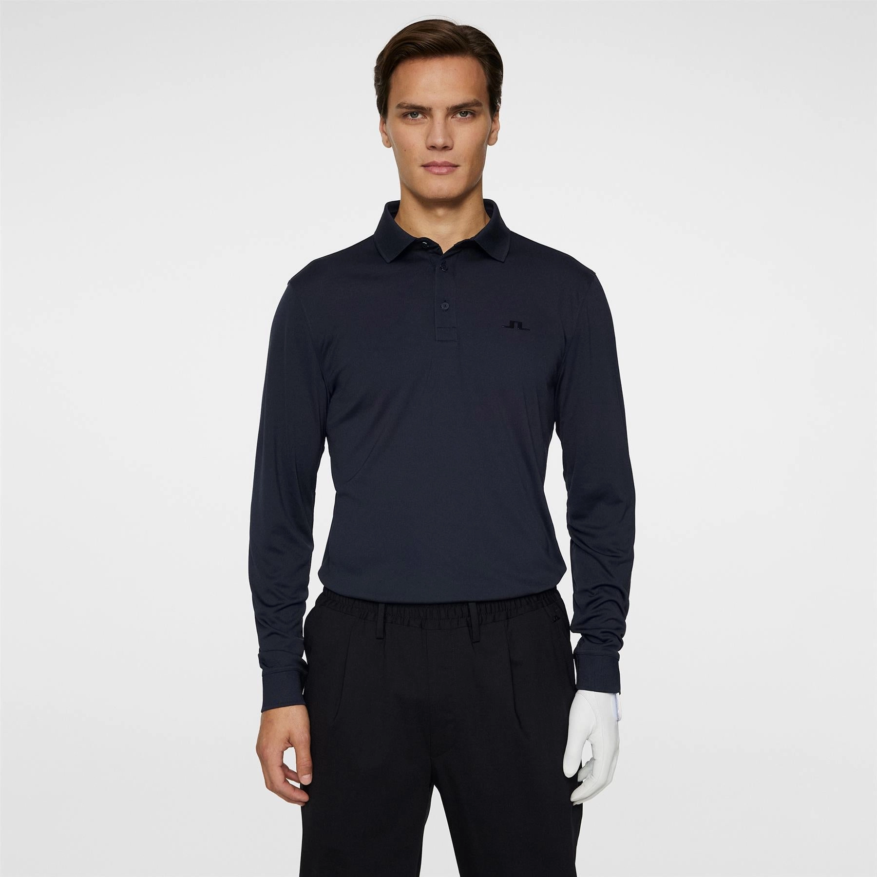 Gustaf LS Regular Fit Polo JL Navy Premium J.Lindeberg menswear