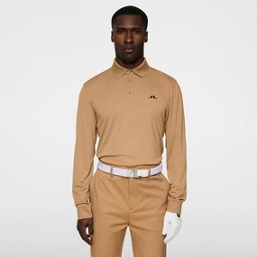 Gustaf LS Regular Fit Polo Tigers Eye Premium J.Lindeberg menswear