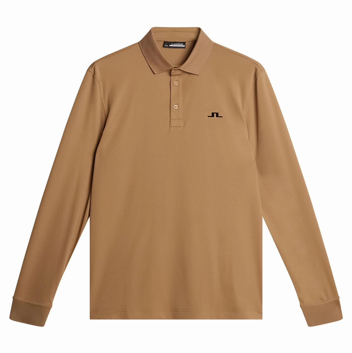 Gustaf LS Regular Fit Polo Tigers Eye J.Lindeberg Golfwear for Men