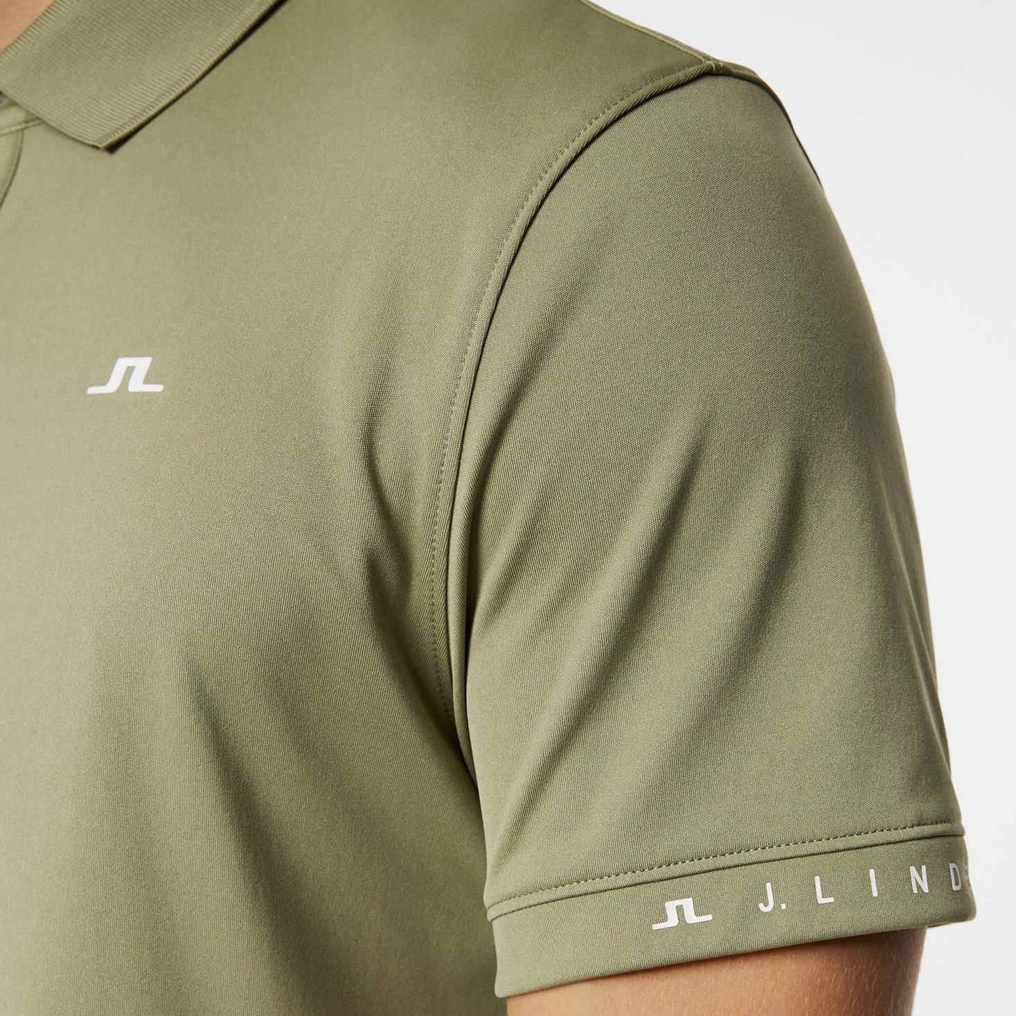 Guy Regular Fit Polo Oil Green J.Lindeberg Golfwear for Men