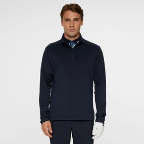 Harry Quarter Zip Mid Layer JL Navy Premium J.Lindeberg menswear