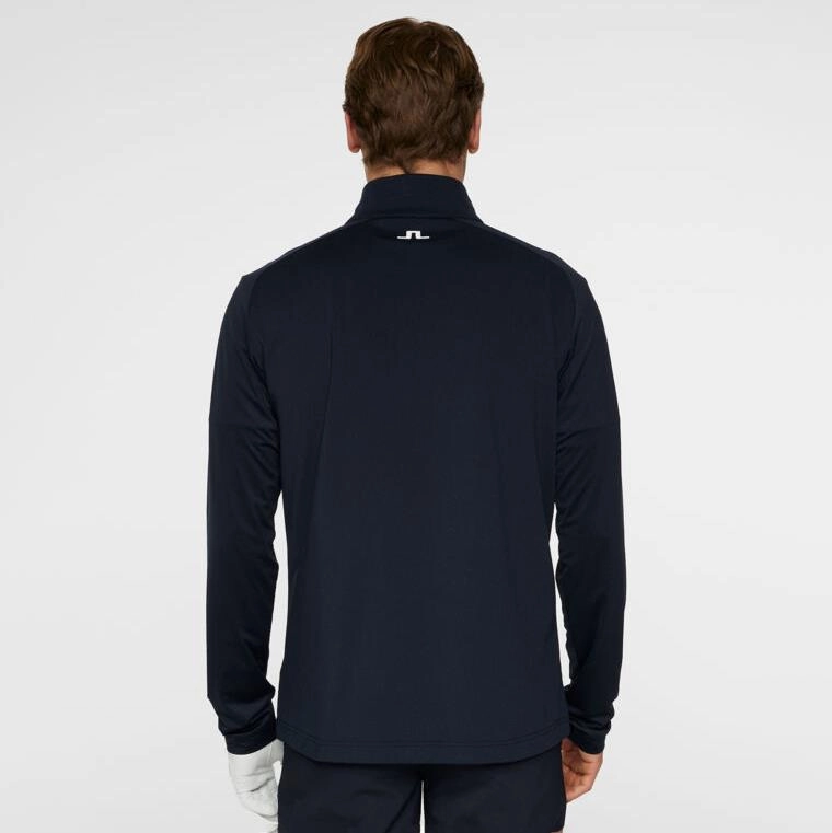 Harry Quarter Zip Mid Layer JL Navy J.Lindeberg Golfwear for Men