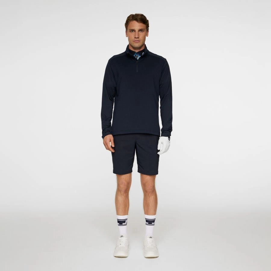Harry Quarter Zip Mid Layer JL Navy J.Lindeberg Golfwear for Men