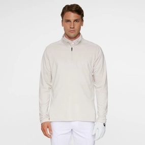 Harry Quarter Zip Mid Layer Moonbeam Premium J.Lindeberg menswear