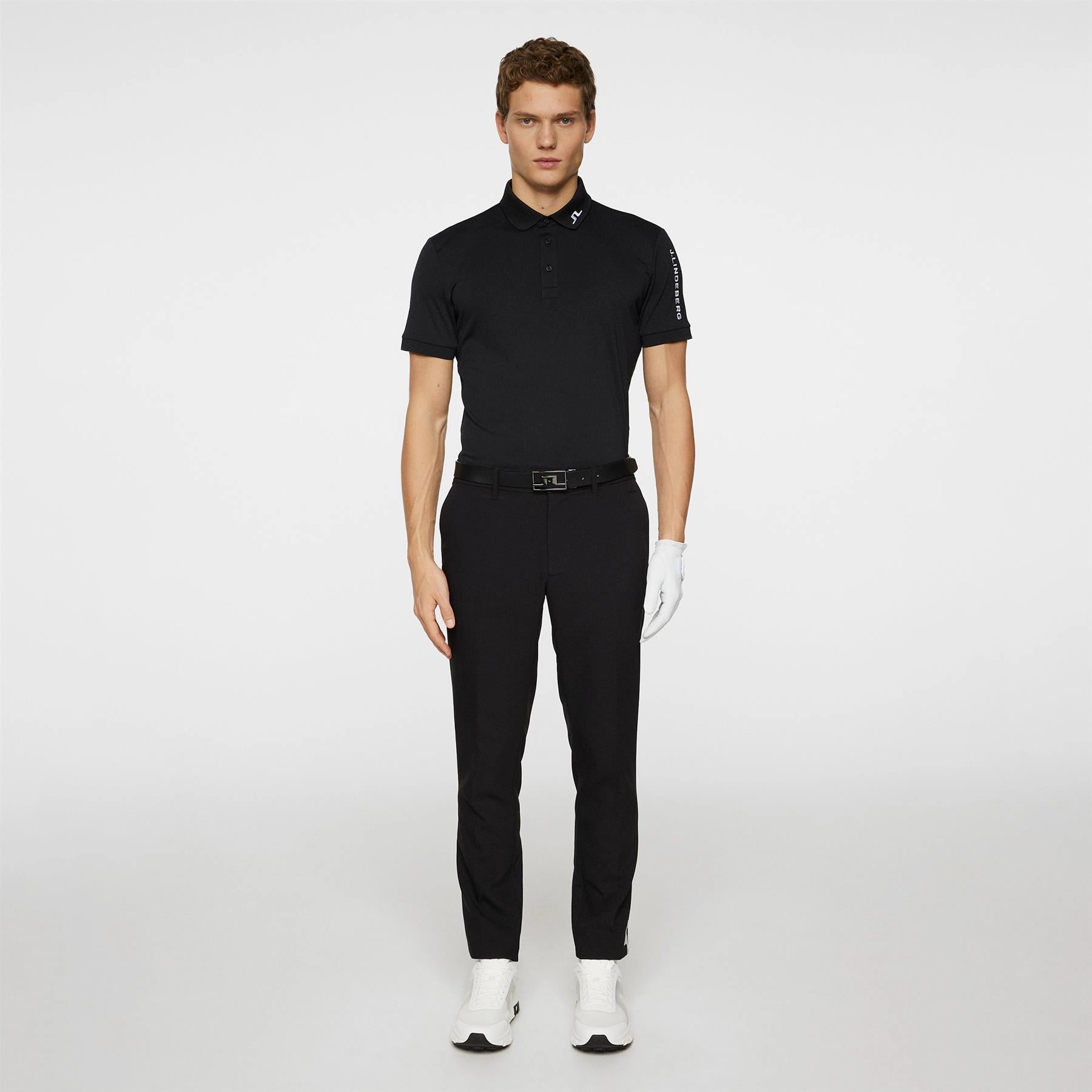 Heath Golf Trousers Black J.Lindeberg Golfwear for Men
