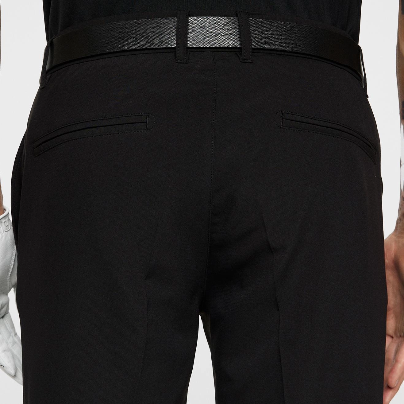 Heath Golf Trousers Black J.Lindeberg Golfwear for Men