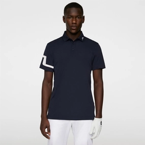 Heath Regular Fit TX Jersey Polo JL Navy Premium J.Lindeberg menswear