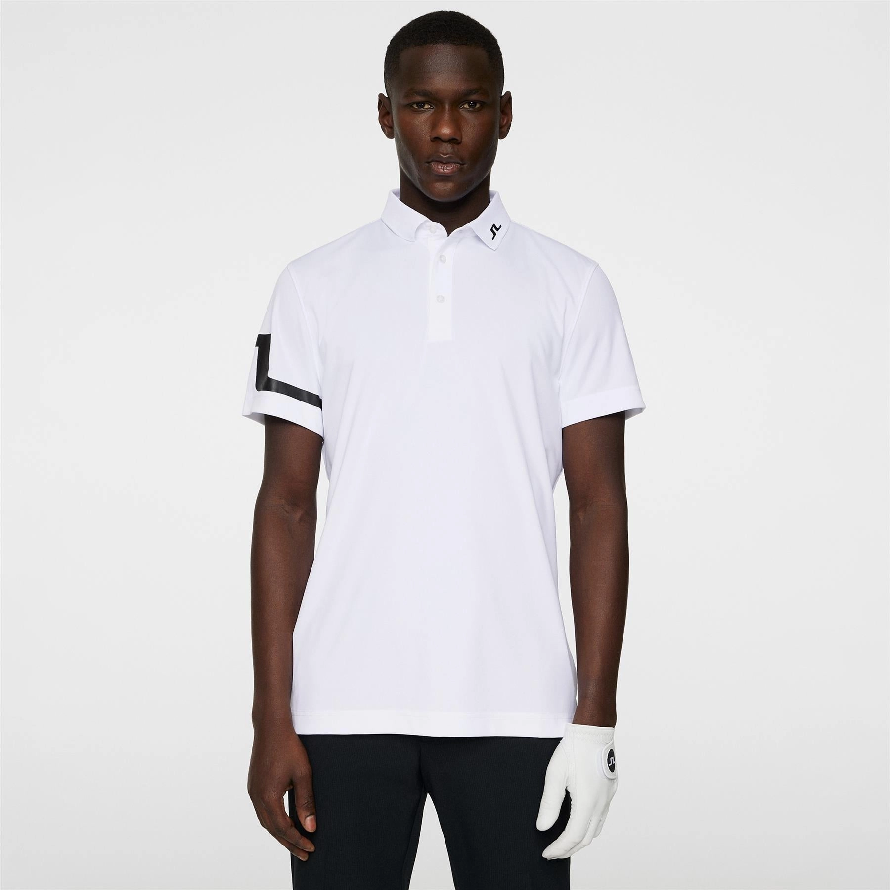 Heath Regular Fit TX Jersey Polo White Premium J.Lindeberg menswear
