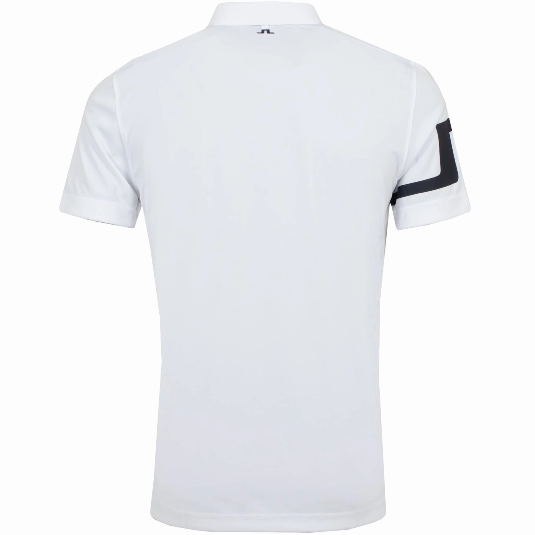 Heath Regular Fit TX Jersey Polo White J.Lindeberg Golfwear for Men