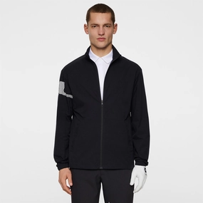 Heath Shell Wind Jacket Black Premium J.Lindeberg menswear