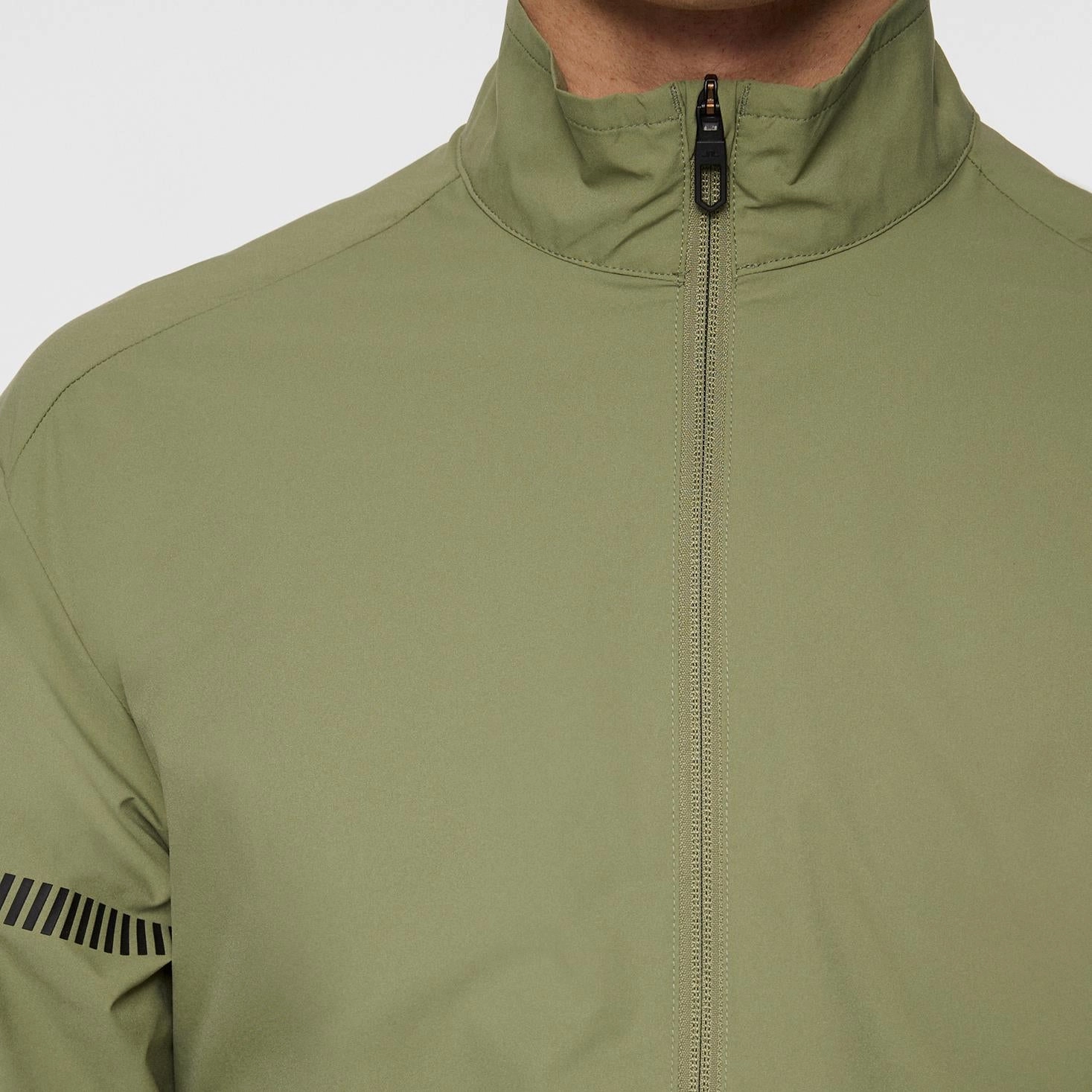 Heath Shell Wind Jacket Oil Green J.Lindeberg Golfwear for Men