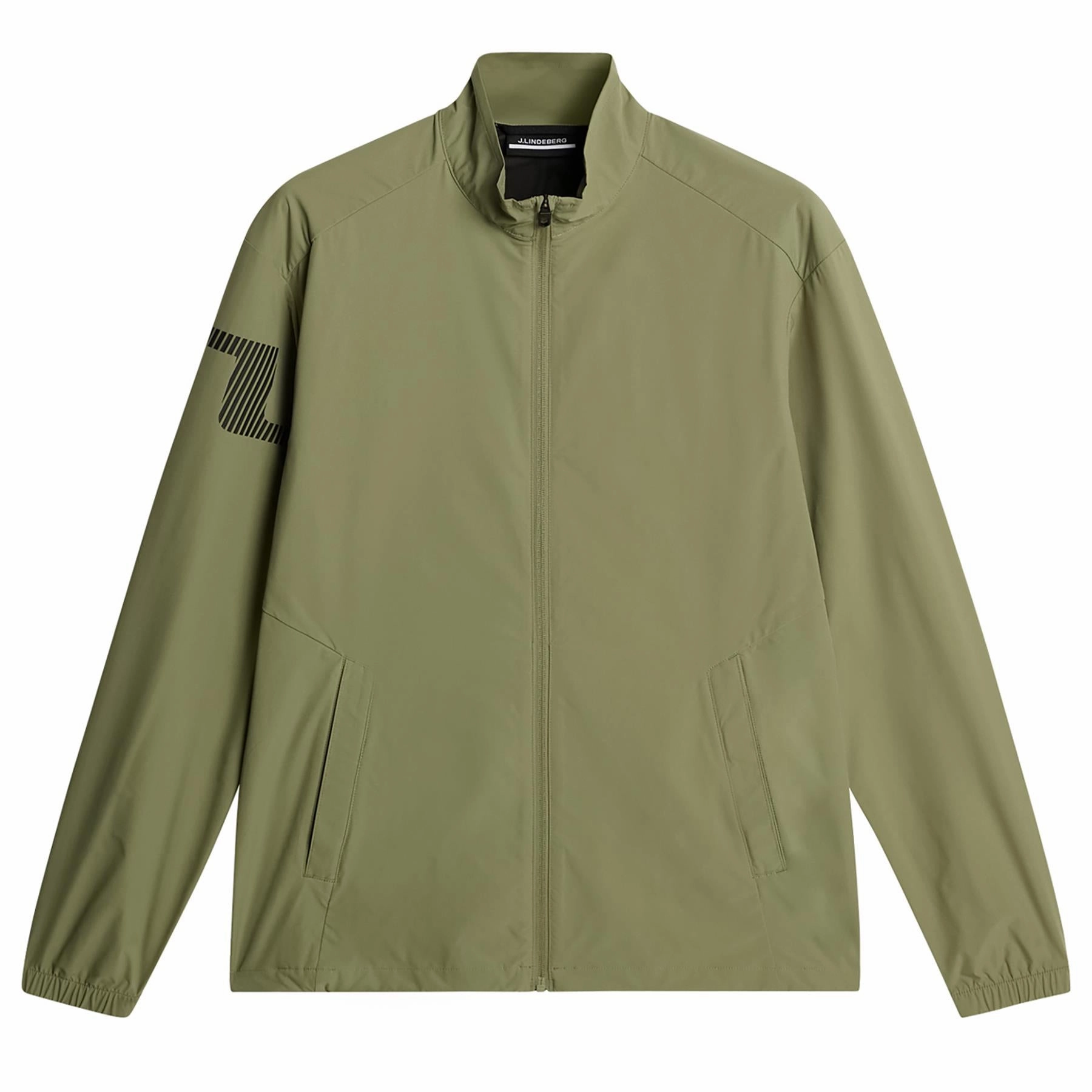 Heath Shell Wind Jacket Oil Green J.Lindeberg Golfwear for Men