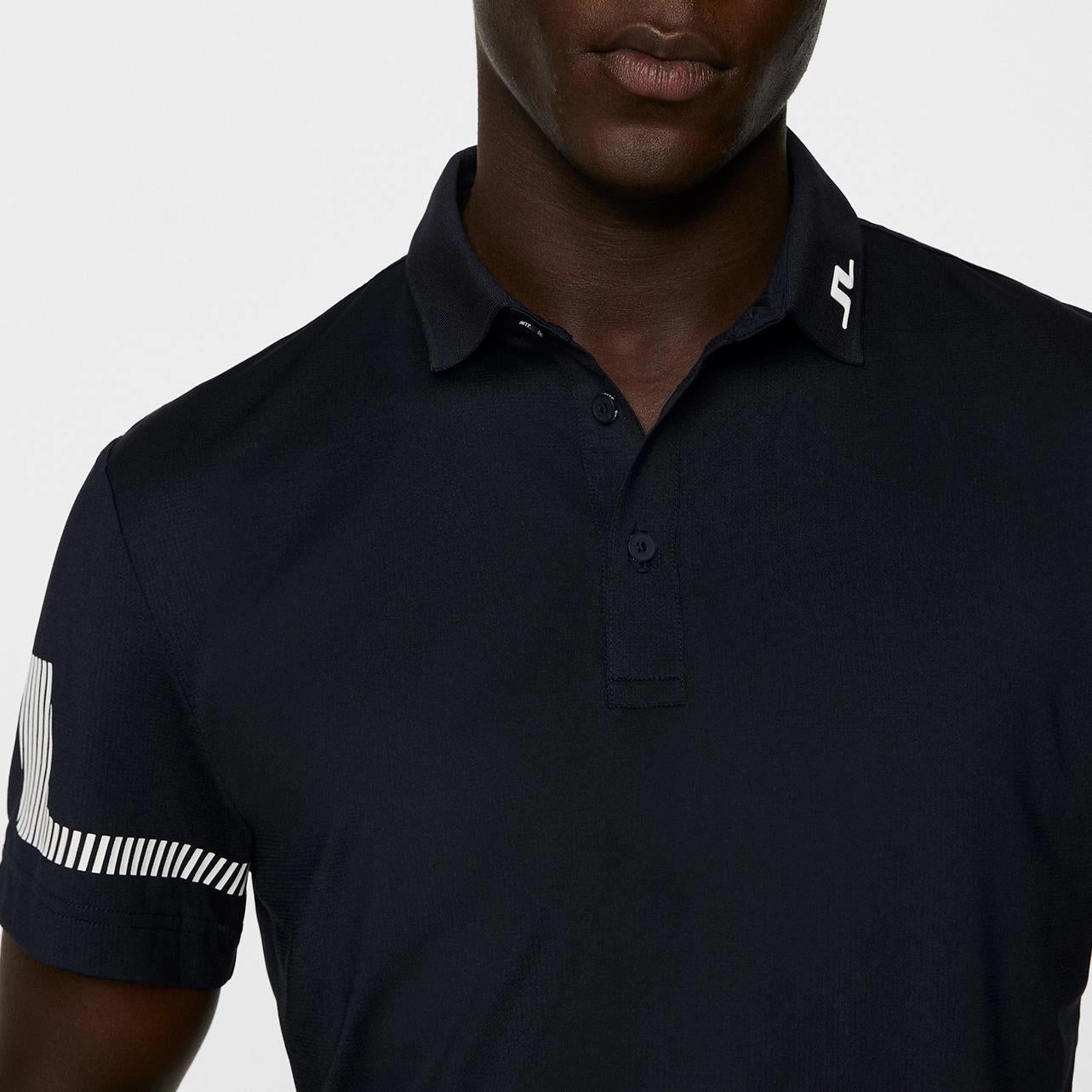 Heath Strike Regular Fit Polo JL Navy J.Lindeberg Golfwear for Men