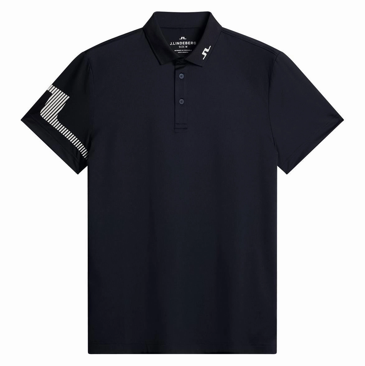 Heath Strike Regular Fit Polo JL Navy J.Lindeberg Golfwear for Men